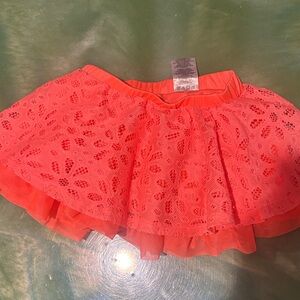 Disney Coral Lace Skirt size 2t
